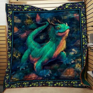 Dragon Quilt Blanket Bfeb-01  Size Single, Twin, Full, Queen, King, Super King