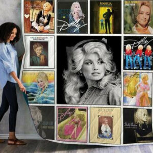 Dolly Parton Quilt Blanket For Fans New Arrival 03  Size Single, Twin, Full, Queen, King, Super King