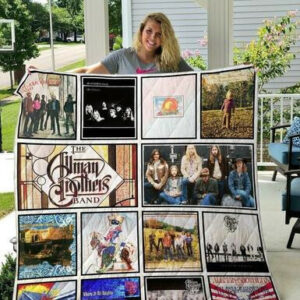 The Allman Brothers Band Quilt Blanket  Size Single, Twin, Full, Queen, King, Super King