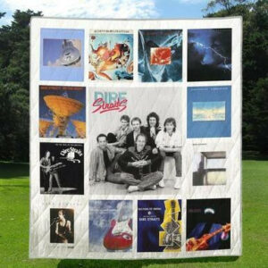 Dire Straits Quilt Blanket  Size Single, Twin, Full, Queen, King, Super King