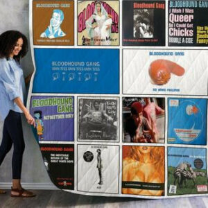 Bloodhound Gang Singles Quilt Blanket 01  Size Single, Twin, Full, Queen, King, Super King