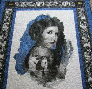 Princess Leia Fabric 3d Quilt Blanket  Size Single, Twin, Full, Queen, King, Super King