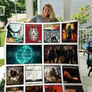 Disturbed Quilt Blanket  Size Single, Twin, Full, Queen, King, Super King