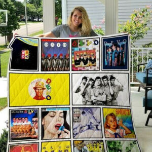 Devo Quilt Blanket  Size Single, Twin, Full, Queen, King, Super King
