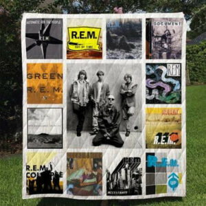 R.E.M Quilt Blanket  Size Single, Twin, Full, Queen, King, Super King