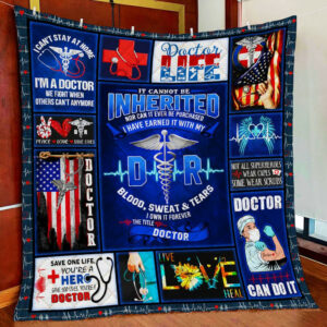Doctor. I Own It Forever The Title Registered Doctor Quilt Blanket  Size Single, Twin, Full, Queen, King, Super King