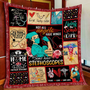Proud Medical Assistant Quilt Blanket  Size Single, Twin, Full, Queen, King, Super King