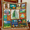 To My Grandson, Love Grandpa Horse Quilt Blanket  Size Single, Twin, Full, Queen, King, Super King