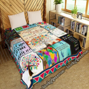 Proud Social Worker Quilt Blanket  Size Single, Twin, Full, Queen, King, Super King