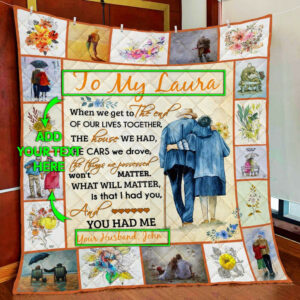 Personalized Husband And Wife Custom Name Quilt Blanket  Size Single, Twin, Full, Queen, King, Super King