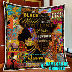 Personalized My Black Is So Beautiful. Black Queen Quilt Blanket  Size Single, Twin, Full, Queen, King, Super King