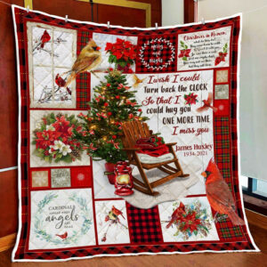 Personalized Quilt Blanket I Miss You Christmas Memorial PN1811Q Size Single, Twin, Full, Queen, King, Super King