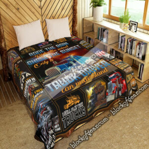 Race The Rain Ride The Wind Chase The Sunset Only A Truck Driver Can Understand Quilt Blanket  Size Single, Twin, Full, Queen, King, Super King