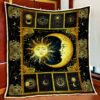 Personalized To My Daughter You Are Braver Than You Believe Sunflower Quilt Blanket  Size Single, Twin, Full, Queen, King, Super King