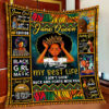 To My Daughter Quilt Blanket. A Loving Letter From Mom To Daughter Thh2976Q Size Single, Twin, Full, Queen, King, Super King