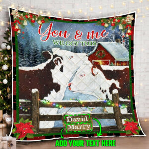 Personalized You And Me We Got This Quilt Blanket  Size Single, Twin, Full, Queen, King, Super King