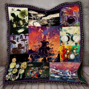 Drummer Quilt Th754  Quilt Blanket Size Single, Twin, Full, Queen, King, Super King