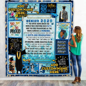 Personalized Your Senior Year Is Ending Quilt Blanket  Size Single, Twin, Full, Queen, King, Super King
