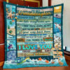 Firefighter. Mom To Son Quilt Blanket  Size Single, Twin, Full, Queen, King, Super King