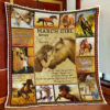 To My Daughter. A Big Hug From Mom Quilt Blanket  Size Single, Twin, Full, Queen, King, Super King