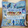 Eagle In America Quilt Blanket  Size Single, Twin, Full, Queen, King, Super King