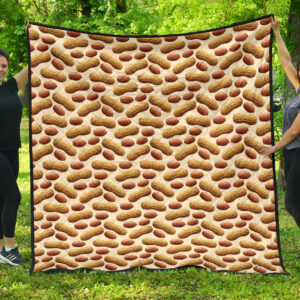 Peanut Pattern Premium Quilt Quilt Blanket Size Single, Twin, Full, Queen, King, Super King