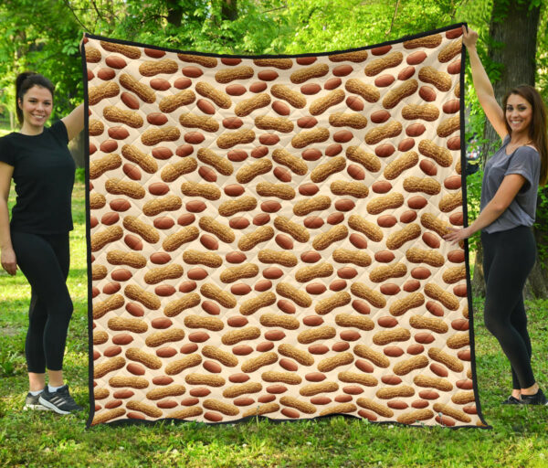 Peanut Pattern Premium Quilt Quilt Blanket Size Single, Twin, Full, Queen, King, Super King