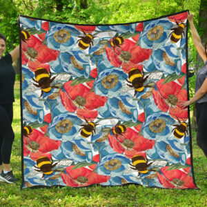 Penguin Sweater Printed Pattern Premium Quilt Quilt Blanket Size Single, Twin, Full, Queen, King, Super King