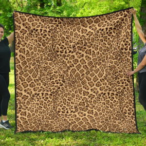 Polar Bear Pattern Background Premium Quilt Quilt Blanket Size Single, Twin, Full, Queen, King, Super King