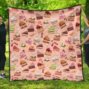 Starfish Red Theme Pattern Premium Quilt Quilt Blanket Size Single, Twin, Full, Queen, King, Super King