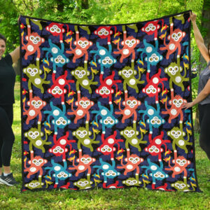 Sliced Grapefruit Pattern Background Premium Quilt Quilt Blanket Size Single, Twin, Full, Queen, King, Super King
