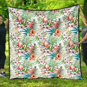 Suger Skull Pattern Green Background Premium Quilt Quilt Blanket Size Single, Twin, Full, Queen, King, Super King