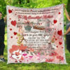 Flamingo Flower Leaves Pattern Premium Quilt Quilt Blanket Size Single, Twin, Full, Queen, King, Super King