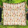To My Granddaughter Hnd Quilt Blanket Size Single, Twin, Full, Queen, King, Super King