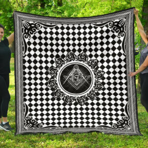 Sun Pattern Red Background Premium Quilt Quilt Blanket Size Single, Twin, Full, Queen, King, Super King