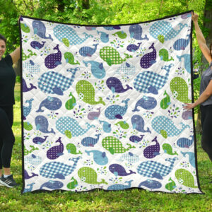 Sliced Orange Pattern Premium Quilt Quilt Blanket Size Single, Twin, Full, Queen, King, Super King