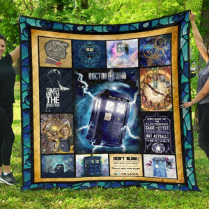 Sloth Pattern Stripe Background Premium Quilt Quilt Blanket Size Single, Twin, Full, Queen, King, Super King