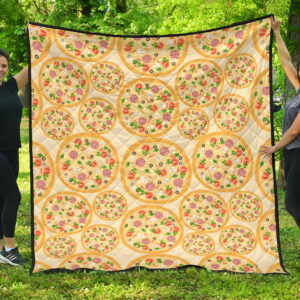 Snowflake Pattern Premium Quilt Quilt Blanket Size Single, Twin, Full, Queen, King, Super King