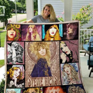 Stevie Nicks 01 3D Quilt Blanket Size Single, Twin, Full, Queen, King, Super King
