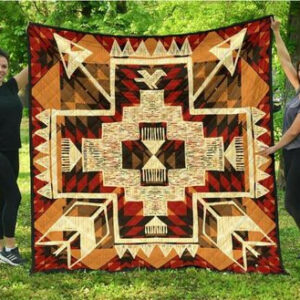 Southwest Yellow Symbol Native American Mp567 Awesome LKI406 3D Customized Quilt Quilt Blanket Size Single, Twin, Full, Queen, King, Super King