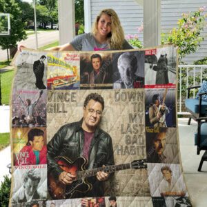Vince Gill Quilt Blanket HA2610 Size Single, Twin, Full, Queen, King, Super King
