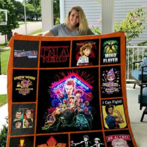 STRANGER THINGS  3D Quilt Blanket Size Single, Twin, Full, Queen, King, Super King