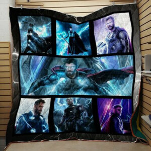 3D Customize Thor Superhero Quilt Quilt Blanket Size Single, Twin, Full, Queen, King, Super King