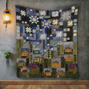 Starry HUR5133 3D Customized Quilt CAMLI2407 Quilt Blanket Size Single, Twin, Full, Queen, King, Super King