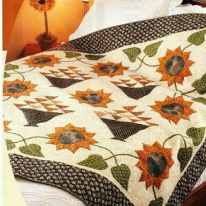Sunflower HUR3633 3D Customized Quilt CAMLI2407 Quilt Blanket Size Single, Twin, Full, Queen, King, Super King