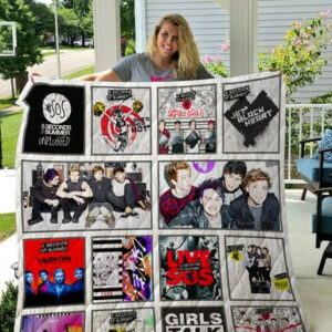 5 Seconds Of Summer Quilt New Quilt Blanket Size Single, Twin, Full, Queen, King, Super King