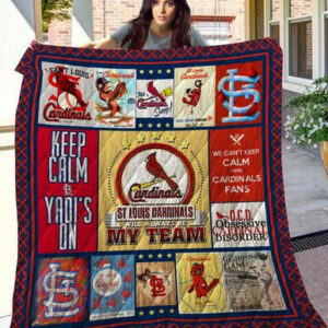 St. Louis Cardinals Quilt Blanket Ha0411 Fan Made Size Single, Twin, Full, Queen, King, Super King   , MLB Quilt Blanket